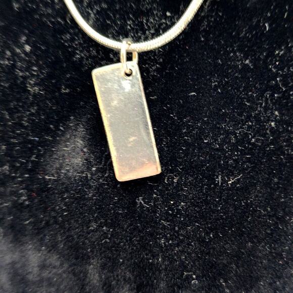 CHRISTIAN DIOR #2 Trotter Necklace Pink/Silver Tone Metal - Picture 5 of 9